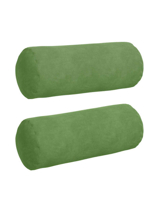 vidaXL Perna De Canapea Din Catifea Verde Deschis 40x15cm