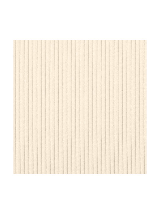 vidaXL Sofa-Kissen aus Samt Cream 2Stück 40x15cm.