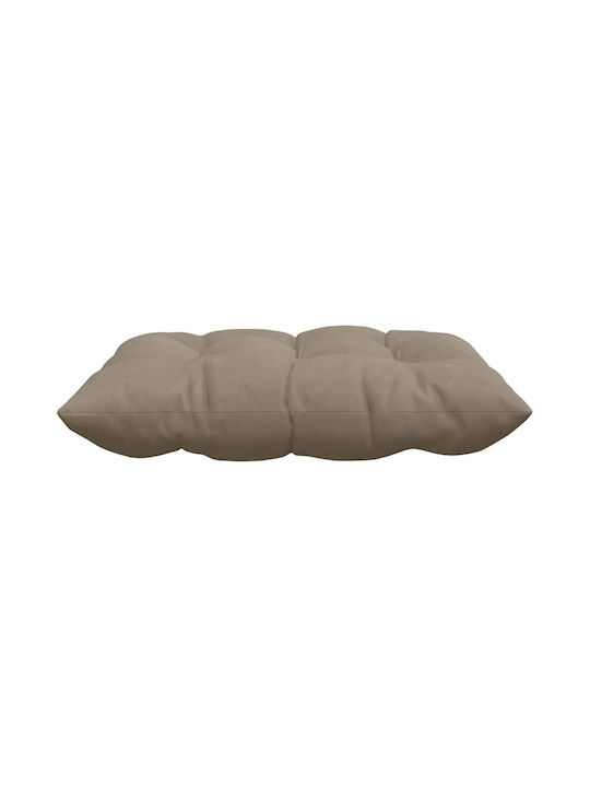 vidaXL Garden Chair Cushions Brown 4 Pieces 40x40cm