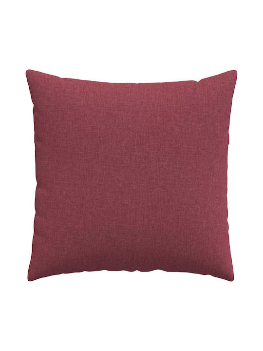 vidaXL Zierkissen Sofa-Rot 80x80cm