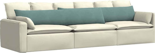 vidaXL Perna De Canapea Din Catifea Albastru Deschis 40x200cm