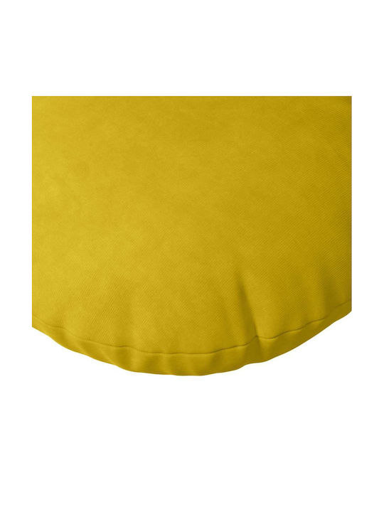 vidaXL Velvet Yellow Sofa Cushion 40x40cm