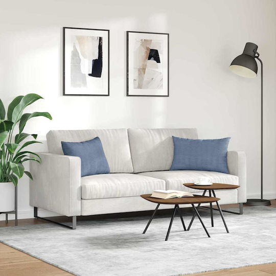 vidaXL Zierkissen Blau 2Stücke 40x60cm