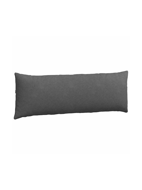 vidaXL Sofa-Kissen aus Samt Dunkelgrau 40x120cm