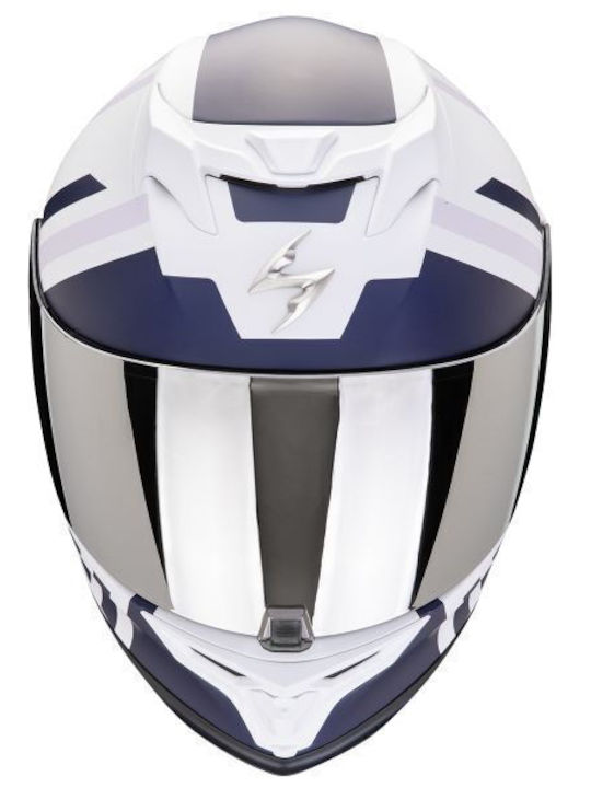 Scorpion Exo 520 Evo Motorcycle Helmet Full Face ECE 22.06 Weight 1550g with Pinlock and Sun Visor