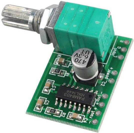 Kit Amplificator Stereo Usb Sursă De Alimentare 5v 2 X 3w Pam8403