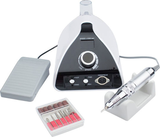 AMILA Zs-711 Nail Drill Power 65W White with Pedal with 35000 Rotations per Minute