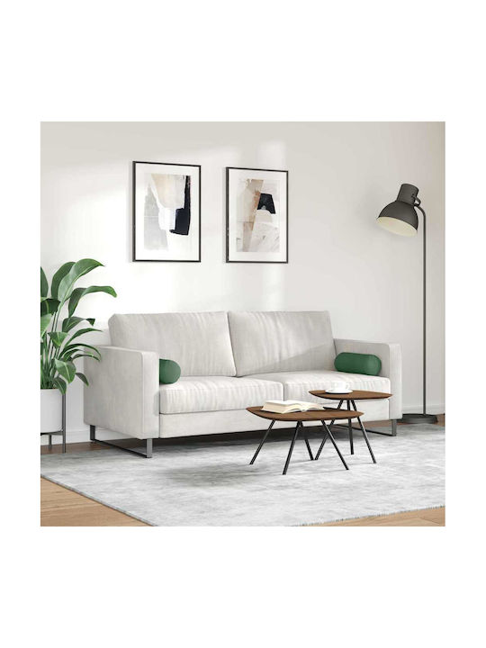 vidaXL Sofa-Kissen aus Samt Dark Green 2Stück 40x15cm.