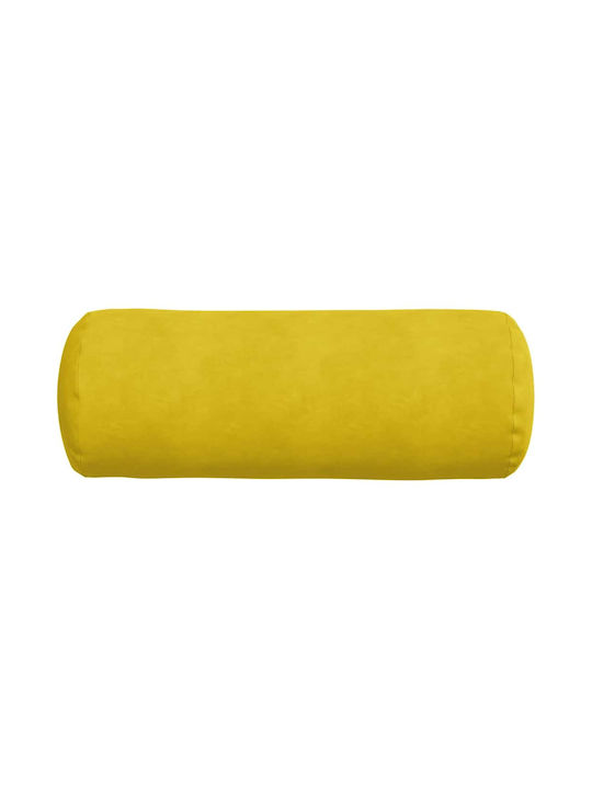 vidaXL Velvet Yellow Sofa Cushion 70x25cm