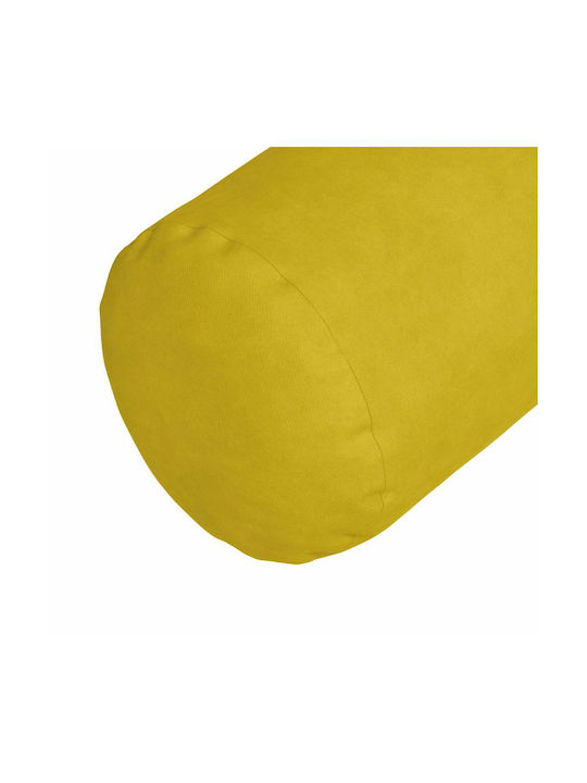 vidaXL Velvet Yellow Sofa Cushion 70x25cm