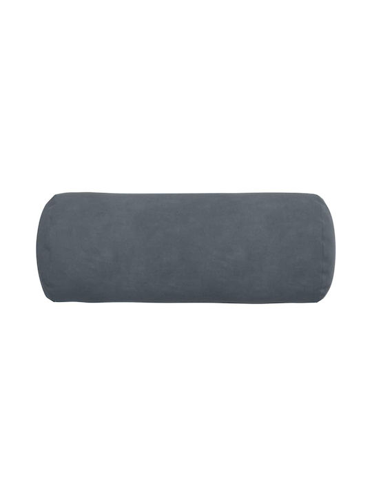 vidaXL Sofa-Kissen aus Samt Dunkelgrau 40x15 cm