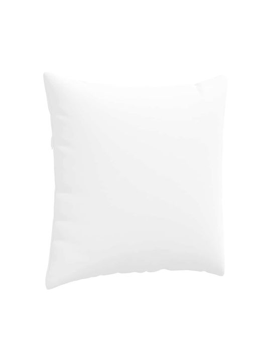vidaXL Perna De Canapea Albă 60x60cm