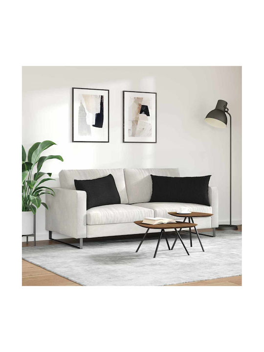 vidaXL Perna De Canapea Neagră 40x80cm