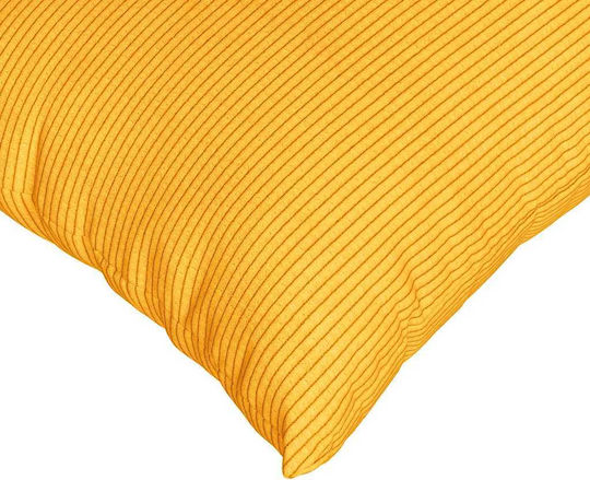 vidaXL Velvet Soft Yellow Sofa Cushion 60x60cm