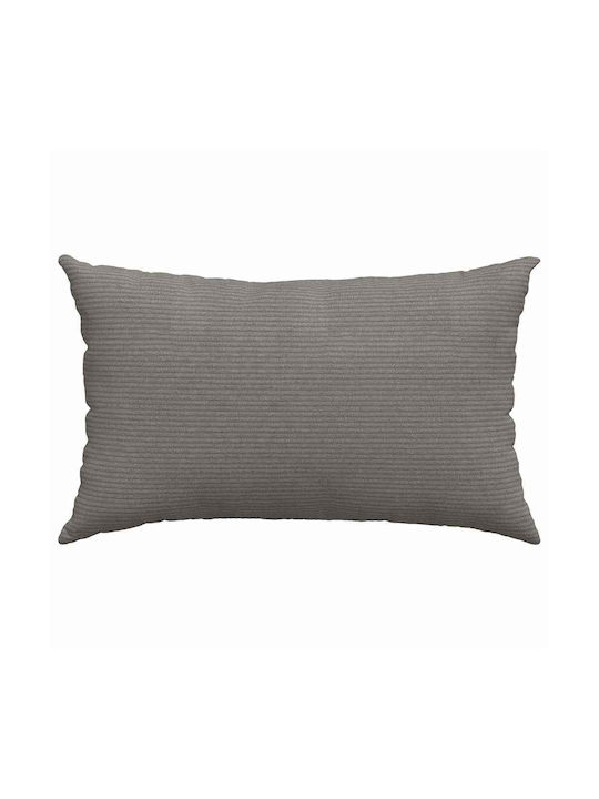 vidaXL Velvet Sofa Cushion Light Gray 30x50cm