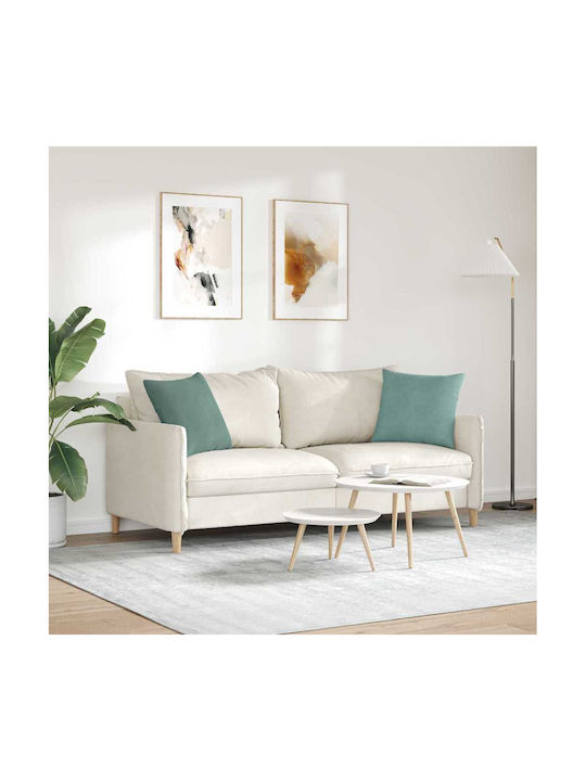 vidaXL Velvet Sofa Cushion Light Blue 45x45cm