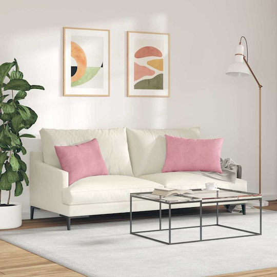 vidaXL Μαξιλάρι Ροζ 2τμχ 40x60εκ. vidaXL Μαξιλάρι Ροζ 2τμχ 40x60εκ.