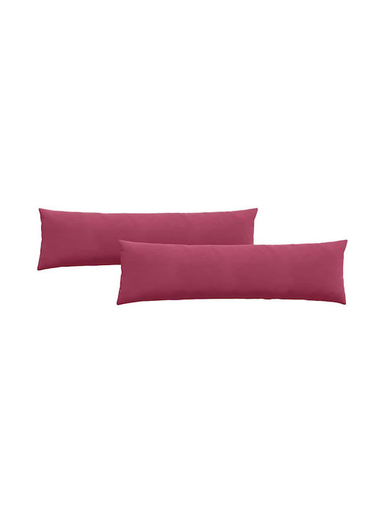 vidaXL Velvet Sofa Cushion Red 40x145cm
