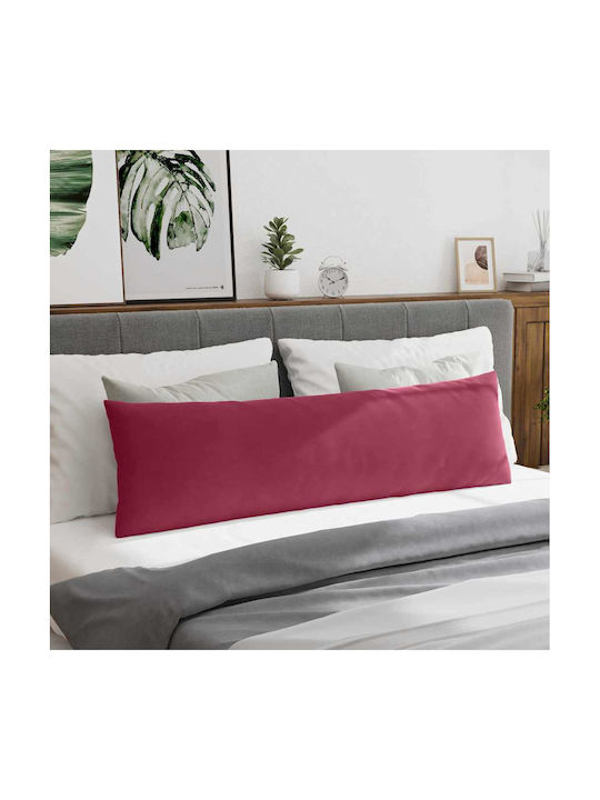vidaXL Velvet Sofa Cushion Red 40x145cm