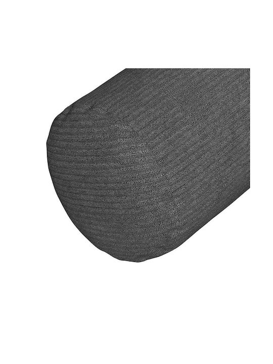 vidaXL Sofa-Kissen aus Samt Dark Gray 2Stück 40x15cm.