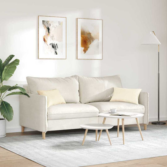 vidaXL Възглавница Крем 2 Бройки 30x50 см