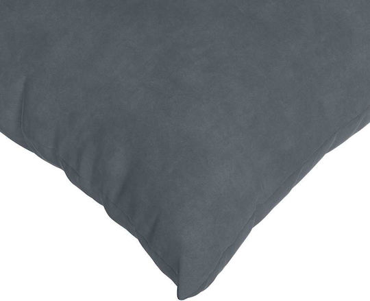vidaXL Velvet Sofa Cushion Dark Gray 60x60cm