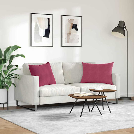 vidaXL Μαξιλάρι Κόκκινο 2τμχ 50x70εκ. vidaXL Μαξιλάρι Κόκκινο 2τμχ 50x70εκ.
