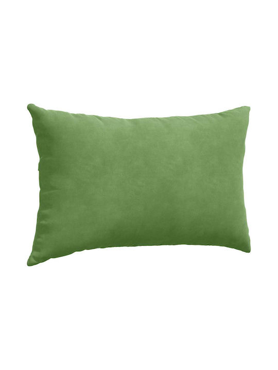 vidaXL Velvet Sofa Cushion Light Green 30x50cm