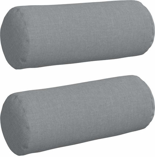 vidaXL Възглавница за диван Light Gray 2бр 40x15см.
