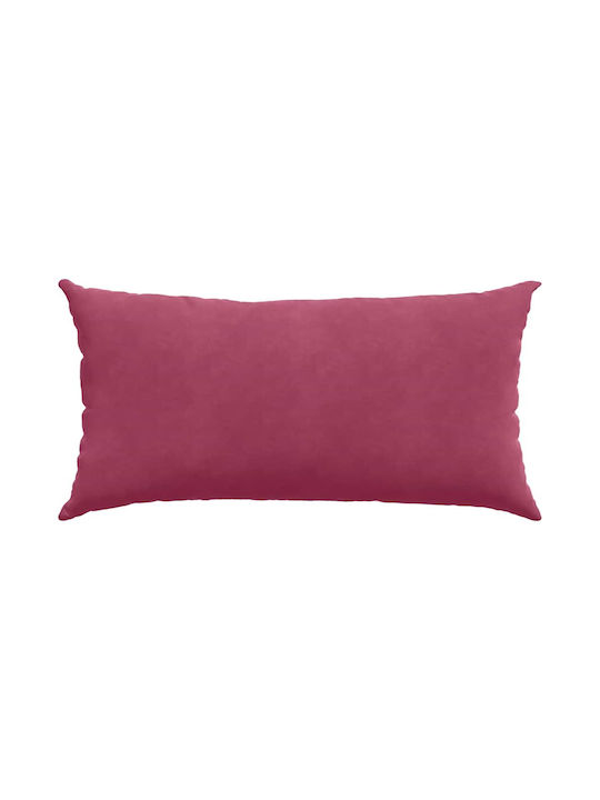 vidaXL Sofa-Kissen aus Samt Rotes 40x80cm