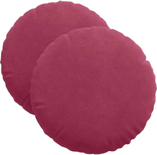 vidaXL Velvet Sofa Cushion Red 40x40cm