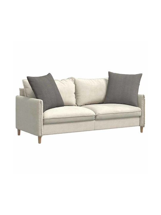 vidaXL Velvet Sofa Cushion Light Gray 60x60cm