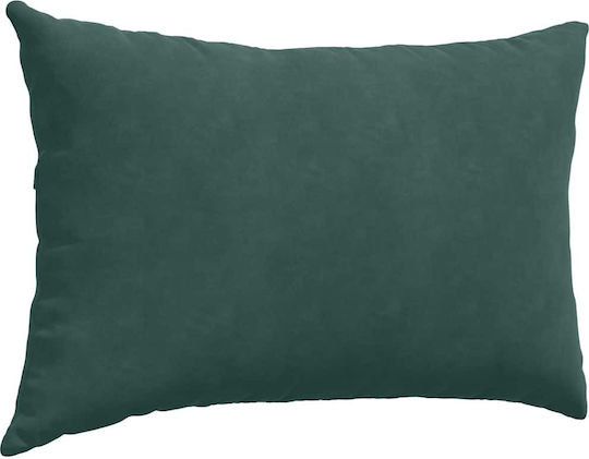 vidaXL Velvet Sofa Cushion Dark Green 40x60cm