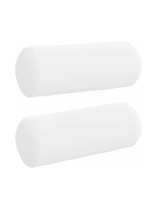 vidaXL Sofa Cushion White 2pcs 40x15cm.