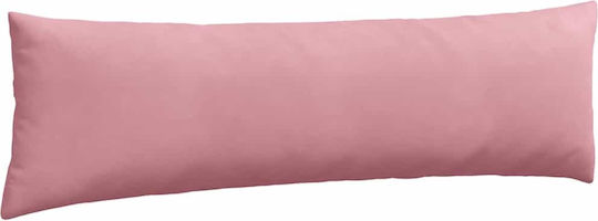 vidaXL Възглавница за диван от Кадифе Розова 40x145см