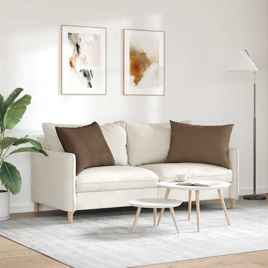 vidaXL Μαξιλάρι Καφέ 2τμχ 50x70εκ. vidaXL Μαξιλάρι Καφέ 2τμχ 50x70εκ.