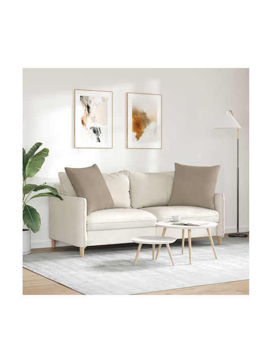vidaXL Възглавница за диван Taupe 2бр 60x60см.