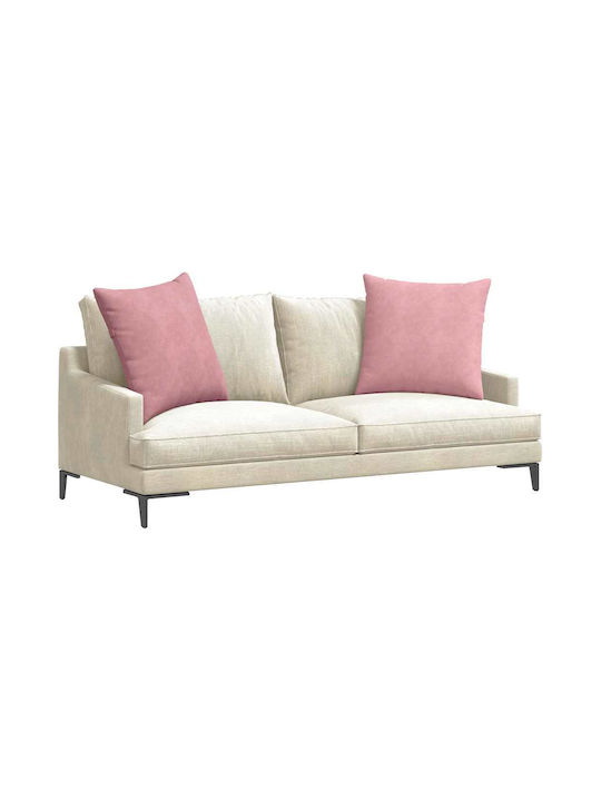 vidaXL Perna De Canapea Din Catifea Roz 60x60cm