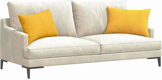 vidaXL Velvet Sofa Cushion Soft Yellow 40x60cm