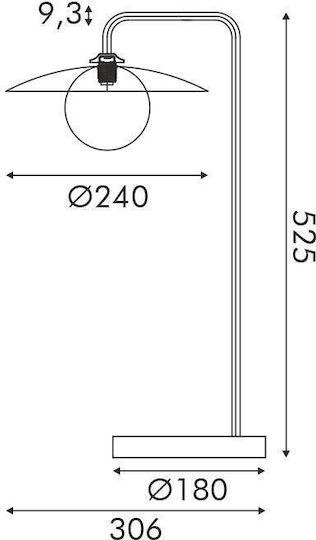 Aca Декоративно Осветително Тяло G9 24x24x52.5см