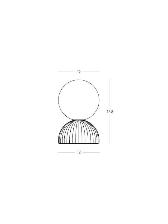 Zambelis Lights Decorative Lamp with Socket for Bulb G9