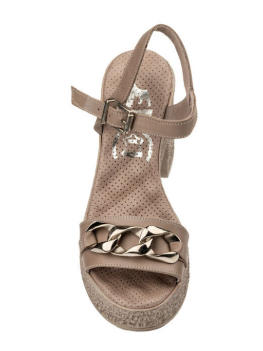 Leather Sandals Anatomic Gray