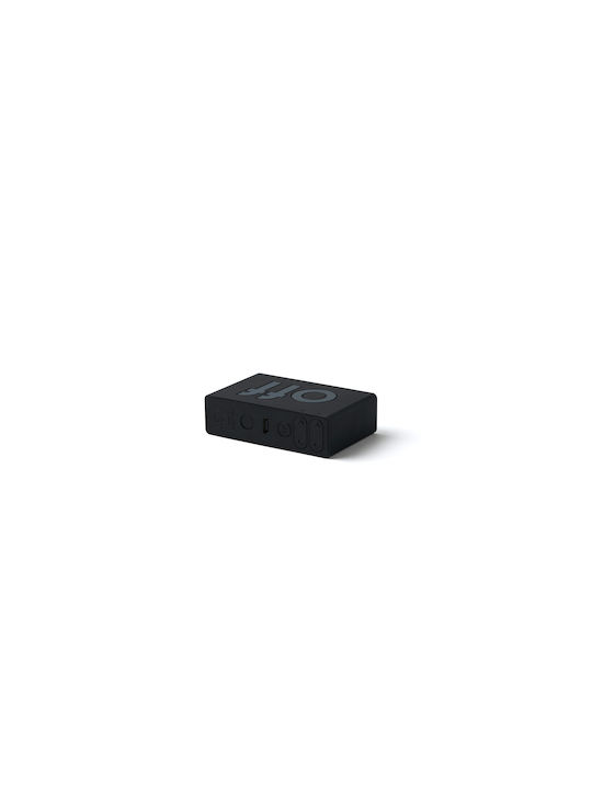 Lexon Flip Mini Tischuhr Digital LCD Kunststoff mit Wecker Gelb