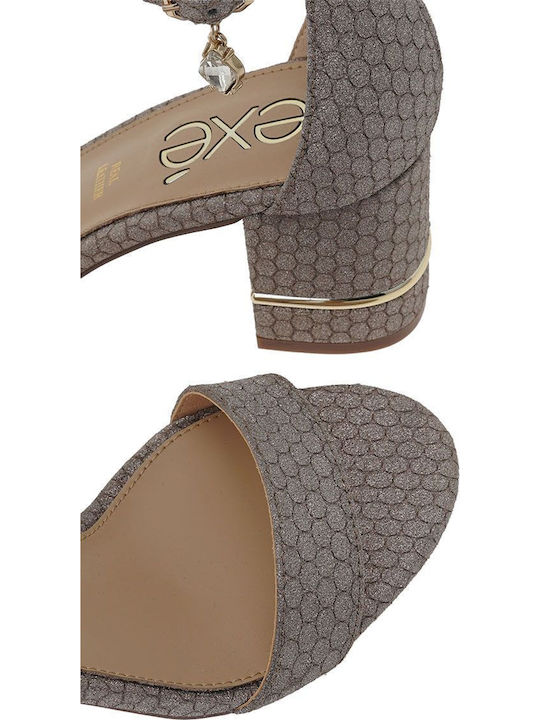 Penny299 Υφασμάτινα Πέδιλα Ατσάλι