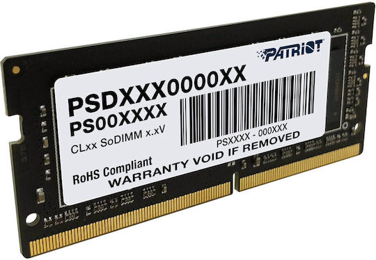 Patriot Patriot SL DDR4 με Module 1x16GB και Ταχύτητα 2666 για Laptop