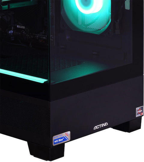 Actina Гейминг Настолен компютър (Ryzen 5-5600X/32GB DDR4/1.0TB SSD/GeForce RTX 5060/Без операционна система)
