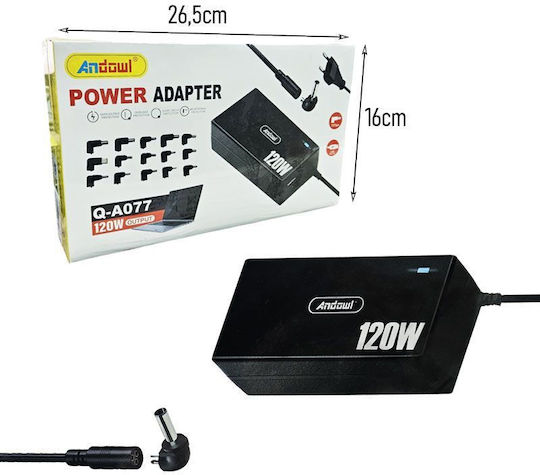 Αντάπτορες Universal Φορτιστής Laptop 120W