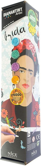 Nice Diamantiny Canvas Decoration “frida” Multicolored Crystals 96523 8+ Years