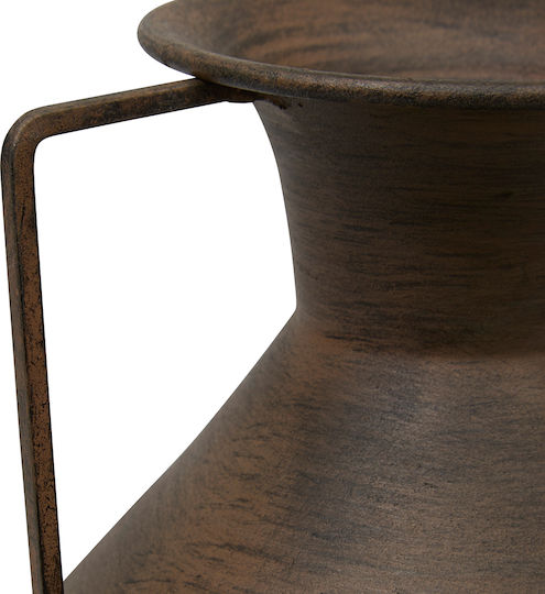 Spitishop Διοσμητικό Βάζο Μεταλλικό Wonj Χρυσό 19.5x19.5xΥ30cm