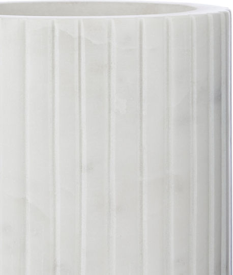 Butlers Vază Decorativă din Marmură Alb 18x13cm 1buc